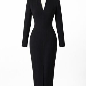 NEW Zara Black Long Sleeve Dress